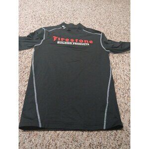 Under Armour Men's ColdGear Compression Mock L BLACK FIRE STONE BUILDING PRODUCT